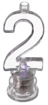 Свеча светодиодная "Цифра 2", со свечками   3638552 от интернет-магазина Континент игрушек