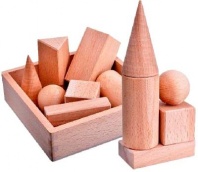 Набор геометрических тел 7 деталей от интернет-магазина Континент игрушек