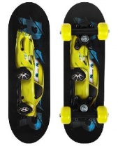Скейтборд детский "Машинка" 44 х14 см, колеса PVC 50 мм, пластиковая рама   4013655 от интернет-магазина Континент игрушек