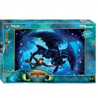 Пазл 360 "Как приручить дракона - 3" (Dreamworks) от интернет-магазина Континент игрушек