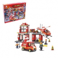 Конструктор Пожарные спасатели "Станция", 371 деталь 407663 от интернет-магазина Континент игрушек