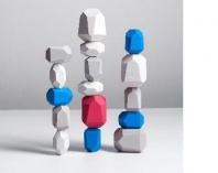 Набор деревянных камней «Речные камни-балансиры», 10 шт. от интернет-магазина Континент игрушек