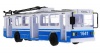 Троллейбус 31,5см, открываются двери,инерционная, свет+звук Технопарк от интернет-магазина Континент игрушек