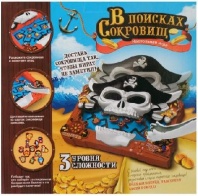 Настольная игра "В поисках сокровищ", работает от батареек, №SL-01788 3600830 от интернет-магазина Континент игрушек