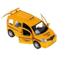 Машина Технопарк металл. Renault Kangoo Такси (12см) открыв.дв,инерц,в/к KANGOO-T KANGOO-T от интернет-магазина Континент игрушек