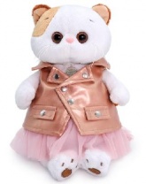 Кошка Ли-Ли в юбке и жилетке 24 см мягкая игрушка от интернет-магазина Континент игрушек