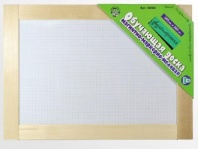 Доска двухсторонняя, обучающая, магнитно-маркерно-меловая, 36,5см х 26,5см, ПВХ пакет, неокрашенная от интернет-магазина Континент игрушек