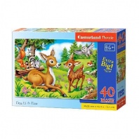 Пазл Castorland Животные 40 деталей maxi, Маленький олень от интернет-магазина Континент игрушек