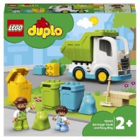 Конструктор LEGO DUPLO Town Мусоровоз и контейнеры для раздельного сбора мусора от интернет-магазина Континент игрушек