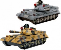 Радиоуправляемый танковый бой (2 шт. в коробке) свет, звук от интернет-магазина Континент игрушек