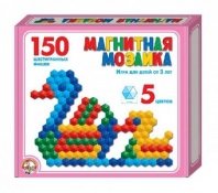 Мозаика магнитная шестигранная 150 фишек / 5 цветов от интернет-магазина Континент игрушек