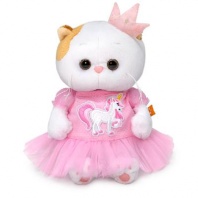Кошка Ли-Ли BABY в платье с единорогом от интернет-магазина Континент игрушек
