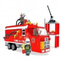 Конструктор Пожарная бригада "Машина", 309 деталей 460650 от интернет-магазина Континент игрушек