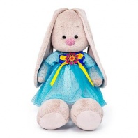 Зайка Ми Большой в платье с брошкой от интернет-магазина Континент игрушек