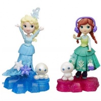 Disney Princess. Холодное сердце. Маленькая кукла на движущейся платформе-снежинке от интернет-магазина Континент игрушек