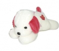 Мягкая игрушка Собака с сердечком, 31 см