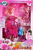 Кукла Fashion в коробке с окошком от интернет-магазина Континент игрушек
