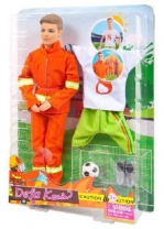 Кукла Defa. Юноша со сменной одеждой , пожарный и футболист от интернет-магазина Континент игрушек