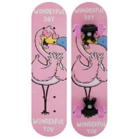 Скейтборд подростковый "Фламинго", 62 х 16 см от интернет-магазина Континент игрушек
