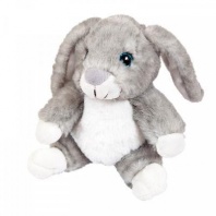Кролик серый, 17 см игрушка мягкая
