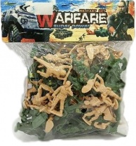 Набор солдатиков, пластмассовые, в пакете от интернет-магазина Континент игрушек