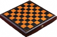 Шахматы "Темная классика" (доска дерево 28,5х28,5 см, фигуры дерево, король h=8 см) 4245461 от интернет-магазина Континент игрушек