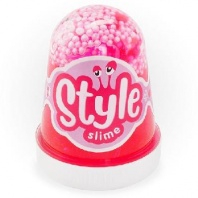 STYLE SLIME с шариками "Розовый с ароматом клубники", 130мл. от интернет-магазина Континент игрушек