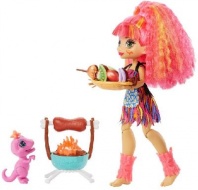 Cave Club® Игровой набор с куклой Эмберли и барбекю от интернет-магазина Континент игрушек