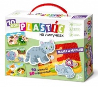Пазл-пластик на липучках "Мама и Малыш" от интернет-магазина Континент игрушек