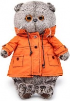 Басик в куртке с капюшоном 25 см от интернет-магазина Континент игрушек