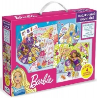 Набор Подарочный Барби 4 в 1 от интернет-магазина Континент игрушек