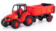 Трактор Чемпион с полуприцепом от интернет-магазина Континент игрушек