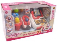Касса в наборе с аксессуарами, звуковые и световые эффекты, 35x17x20 от интернет-магазина Континент игрушек