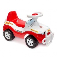 Машина-каталка Джипик красно-белая от интернет-магазина Континент игрушек