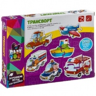 Набор пазлов Транспорт, Bondibon, 6 пазлов,  23х17х3 см. от интернет-магазина Континент игрушек