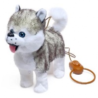 Интерактивная собака «Мой хаски» ходит, лает, поёт песенку, виляет, хвостиком от интернет-магазина Континент игрушек