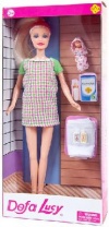 Кукла Defa с аксессуарами (ребенок, 2 баночки со средствами для купания, полотенце), 3 вида в ассорт от интернет-магазина Континент игрушек