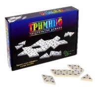 Игра "Тримино" треугольное домино от интернет-магазина Континент игрушек