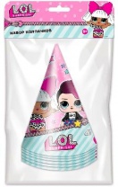 Колпак бумажный «Кукла LOL», набор 6 шт. от интернет-магазина Континент игрушек