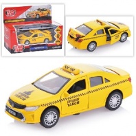 Машина металлическая "Toyota Camry Такси" 12 см, открыв двери, багаж, инерц CAMRY-T 4502053 от интернет-магазина Континент игрушек