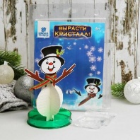 Набор для выращивания кристалла "Снеговик с шарфиком"   3482485 от интернет-магазина Континент игрушек