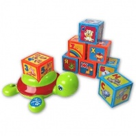 Игрушка Черепашка Умняшка с кубиками