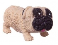 Игрушка-антистресс Junfa Тянучка собака мопс 10 см  от интернет-магазина Континент игрушек