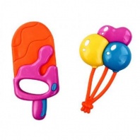 Набор погремушек "Эскимо и шарики", 2 шт от интернет-магазина Континент игрушек