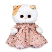 Мягкая игрушка кошка Ли-Ли BABY в нежно-розовом платье с бантом от интернет-магазина Континент игрушек