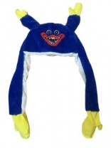 Игрушка шапка Хаги Ваги (Huggy Wuggy) с двигающимися светящимися ушами синяя от интернет-магазина Континент игрушек