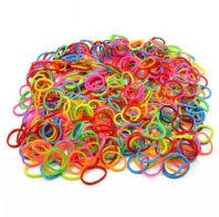 Резиночки для плетения одноцветные 100 штук в пакете от интернет-магазина Континент игрушек