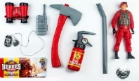 Набор пожарного c фигуркой и аксессуарами от интернет-магазина Континент игрушек