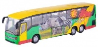 Автобус "Технопарк" металлический, инерционный, свет, звук, открываются двери. от интернет-магазина Континент игрушек