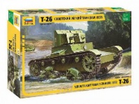 Модель сборная "Советский лёгкий двухбашенный танк "Т-26" от интернет-магазина Континент игрушек